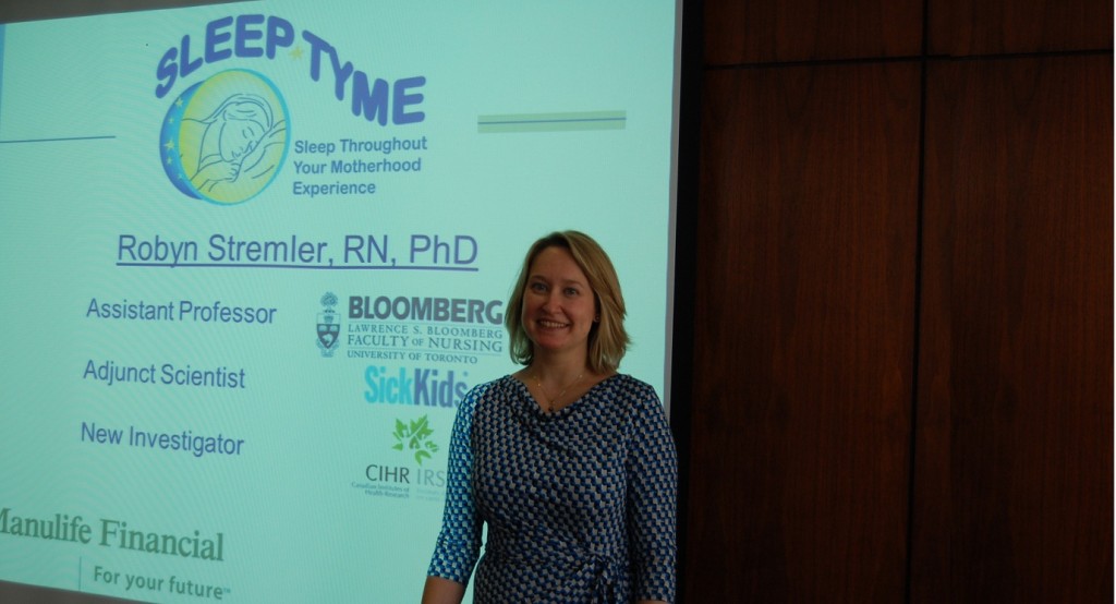 Robyn Stremler at Her Sleep Tyme Seminar