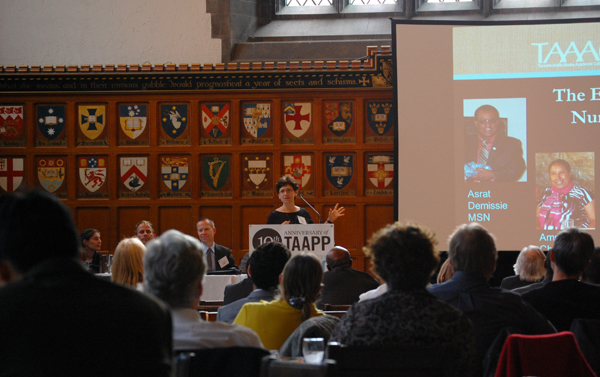 Amy Bender speaks at the Global Health Symposium 2013