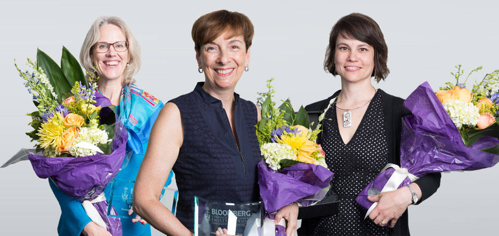 Photo of winners, left to right. Leslee Thompson, Janet Beed and Melinda Wall